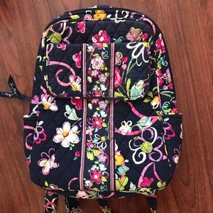 Small Vera Bradley Backpack in Ribbons